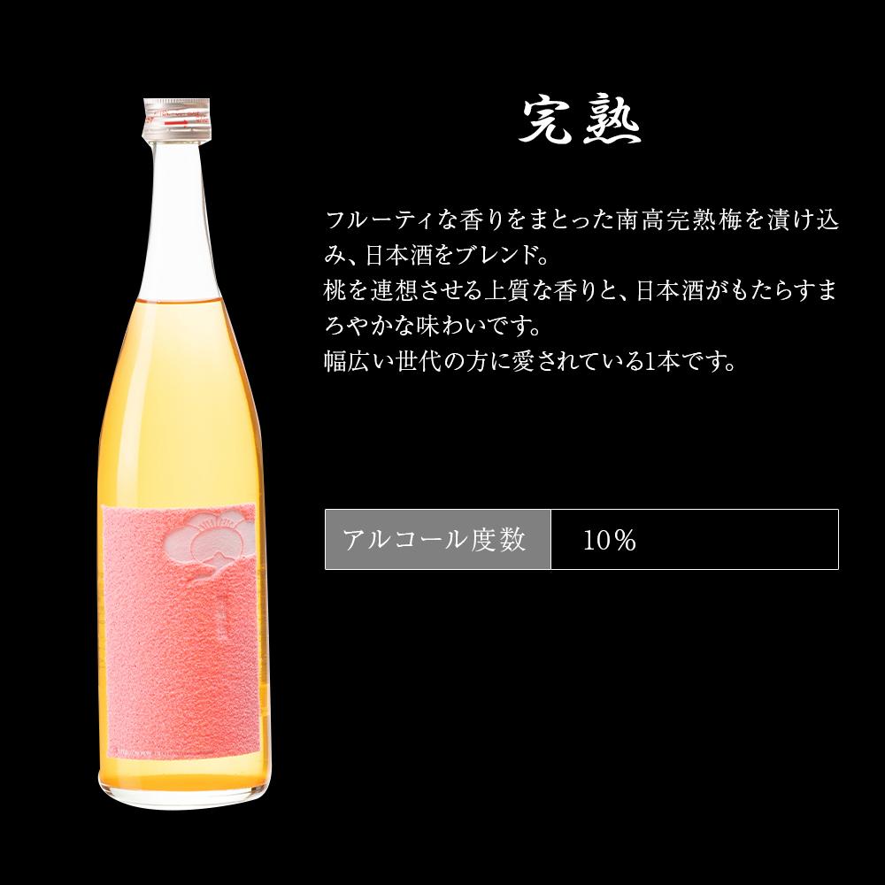 【ふるさと納税】鶴梅 完熟・完熟にごり 720ml 2本セット ［Hw10］ | 和歌山県 海南市 和歌山 納税 酒 お酒 アルコール 日本酒 梅酒 飲み比べ 飲み比べセット セット のみくらべセット アルコール飲料 地酒 ご当地 うめ酒 うめ 梅 紀州 送料無料 サムネイル2