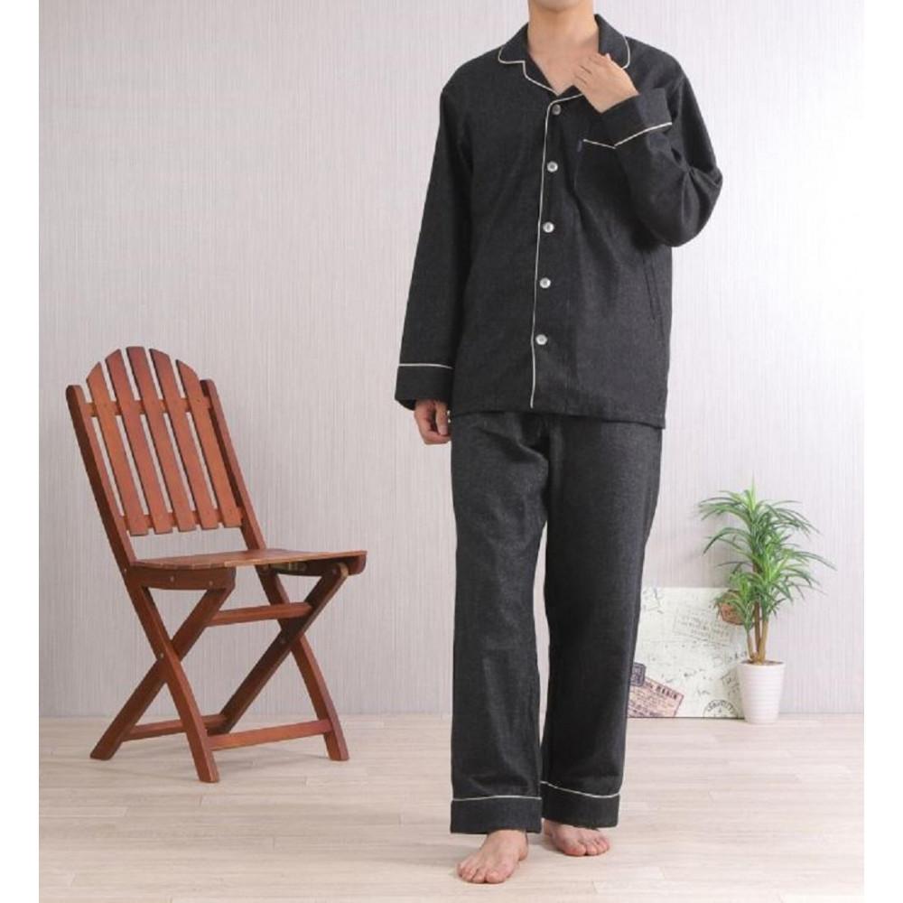 【ふるさと納税】【3色展開 M L】フランネル 無地 メンズパジャマ | 服 メンズ衣料 ファッション 人気 おすすめ 送料無料 サムネイル3