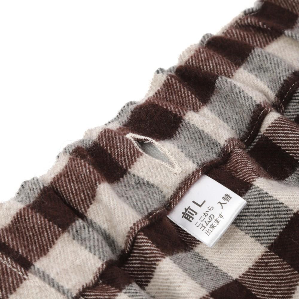 【ふるさと納税】【3色展開 M L】ヤクウール 格子柄 メンズパジャマ | 服 メンズ衣料 ファッション 人気 おすすめ 送料無料 サムネイル2