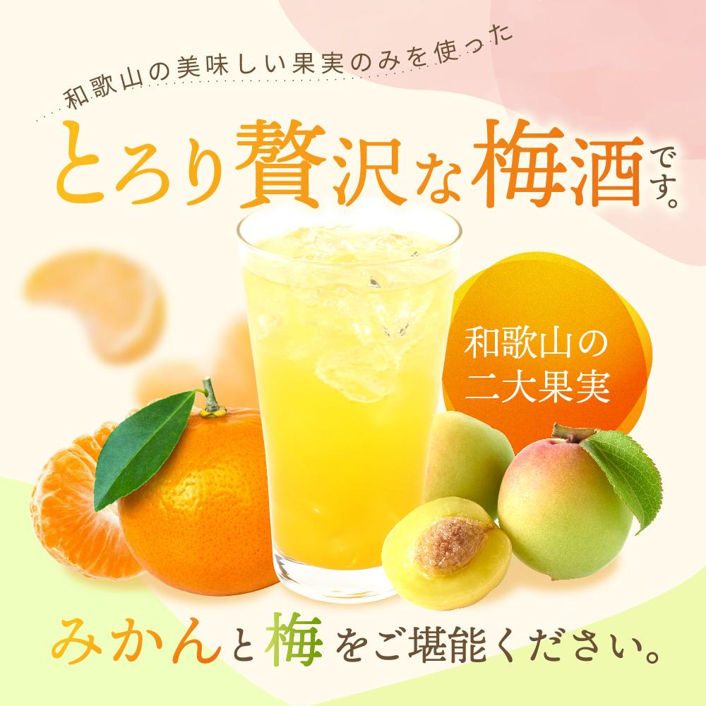 【ふるさと納税】紀州の地酒　紀伊国屋文左衛門純米酒　完熟みかん梅酒　飲み比べセット サムネイル2