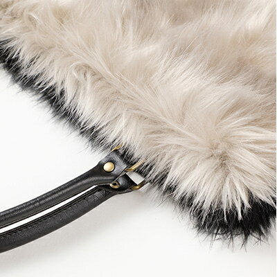 【ふるさと納税】OKADA TEXTILE バイカラ―バッグ(ブラック×グレージュ)【1066760】 サムネイル2