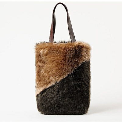 【ふるさと納税】OKADA TEXTILE 切り替えトートバッグ(キャメル×カーキブラウン)【1071560】 サムネイル3