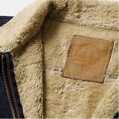 【ふるさと納税】デニムファージャケットM　ベージュ【1106069】 サムネイル2