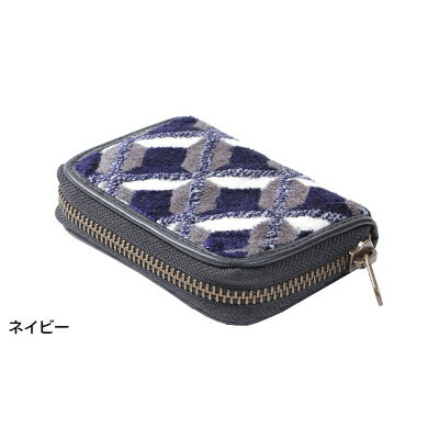 ミニ財布　小銭入れ　財布/ダイヤ　ネイビー【1247325】