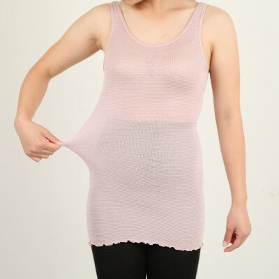 【ふるさと納税】シルクタンクトップ型腹巻き 冷え予防 インナー キナリ【1264706】 サムネイル3