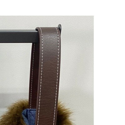 【ふるさと納税】OKADA TEXTILE バケツ型 エコファーバッグ ブラウン【1285982】 サムネイル2