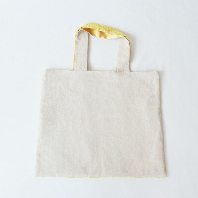 【ふるさと納税】スクエアバックL【タエナカノヌノ】イエロー【1438191】 サムネイル2