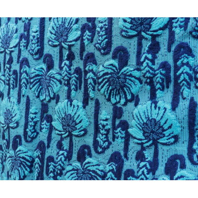 【ふるさと納税】NAKAYA KINKAZAN TEXTILE ハンドメイド用生地 約135×50 MJ198ブルー【1588800】 サムネイル2