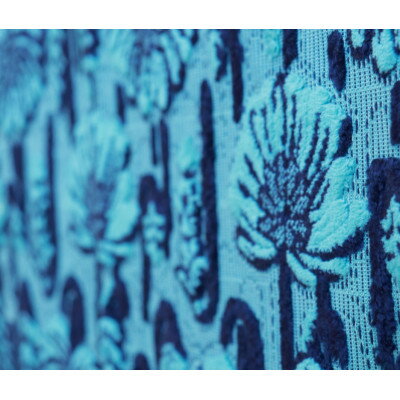 【ふるさと納税】NAKAYA KINKAZAN TEXTILE ハンドメイド用生地 約135×50 MJ198ブルー【1588800】 サムネイル3