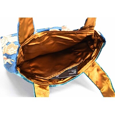 【ふるさと納税】スクエアバックM【タエナカノヌノ】ブルー【1106050】 サムネイル3