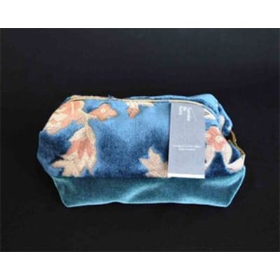 【ふるさと納税】ポーチM【タエナカノヌノ】ブルー　【1106056】 サムネイル2