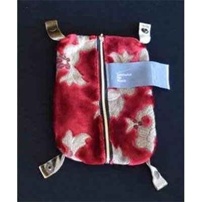 【ふるさと納税】ポーチS 【タエナカノヌノ】レッド【1106060】 サムネイル2