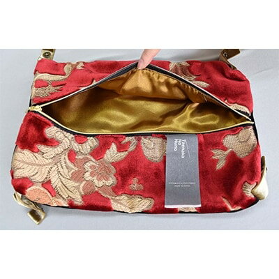 【ふるさと納税】ポーチS 【タエナカノヌノ】レッド【1106060】 サムネイル3