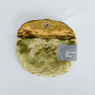 【ふるさと納税】半円ポーチ【タエナカノヌノ】グリーン　【1106061】 サムネイル2