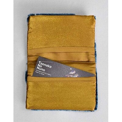 【ふるさと納税】名刺入れ【タエナカノヌノ】ブルー【1106065】 サムネイル2