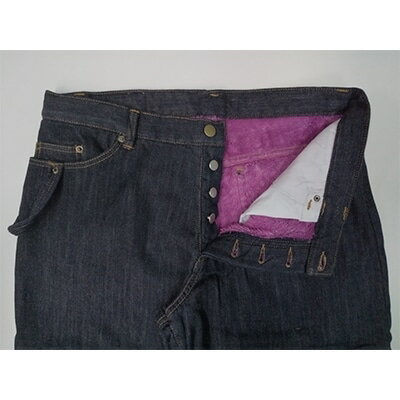 【ふるさと納税】デニムファーパンツS　ピンク　【1106075】 サムネイル2