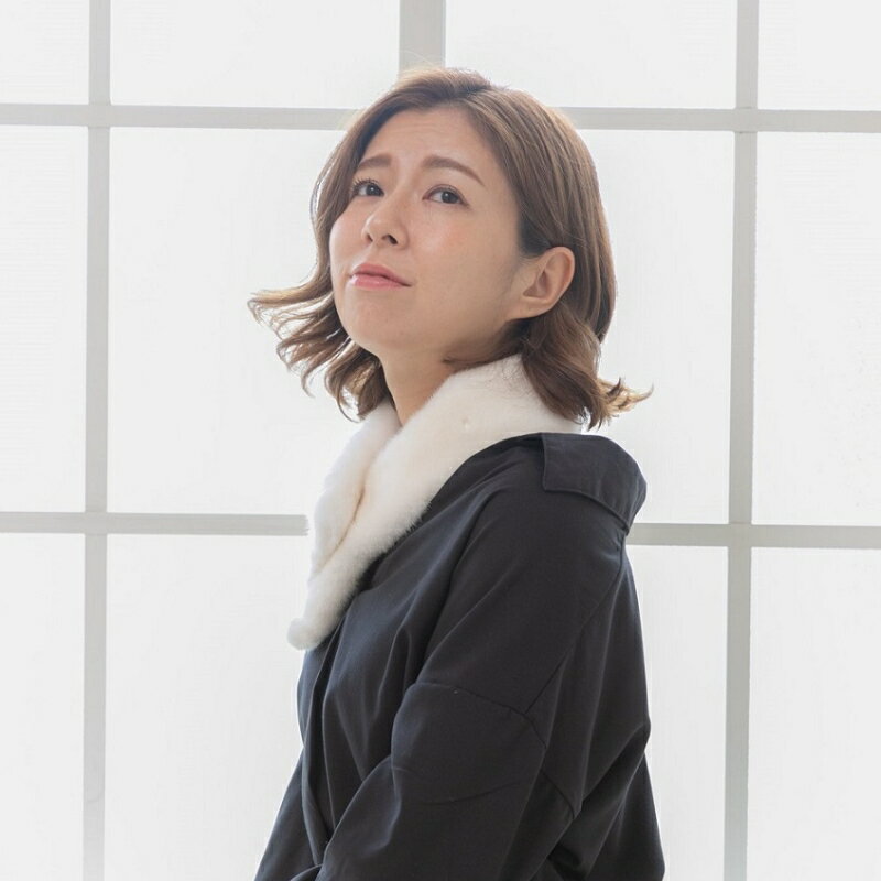 【ふるさと納税】毛皮の宝石 NAFAミンクDFチョーカー　ホワイト サムネイル2