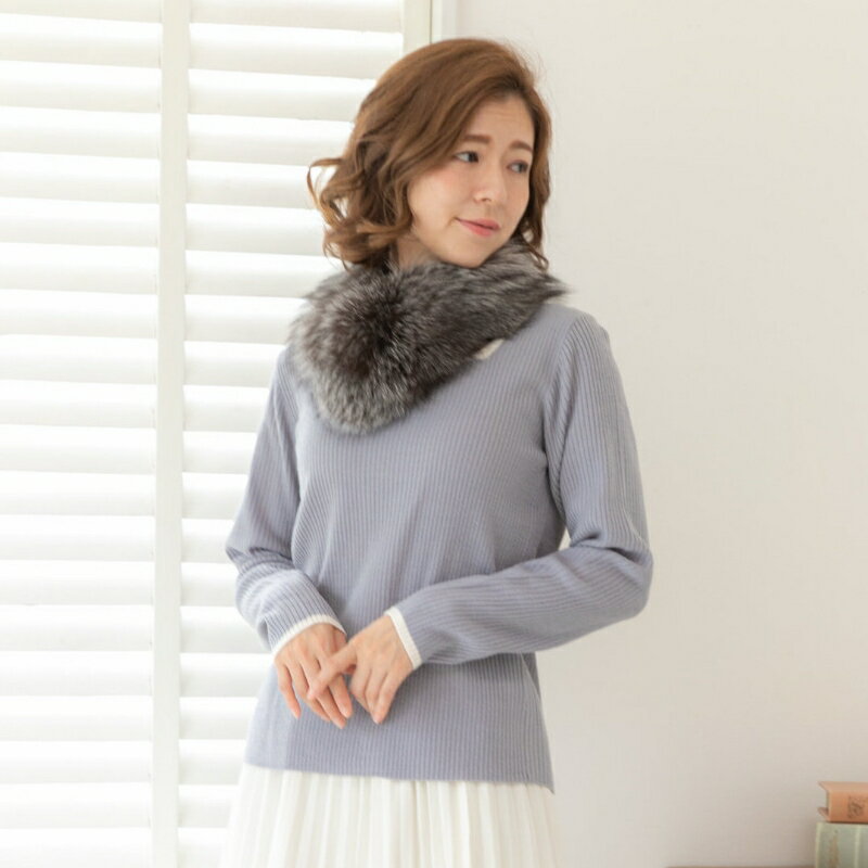 【ふるさと納税】フィンランド産SAGAフォックスカラー　シルバーフォックス サムネイル2