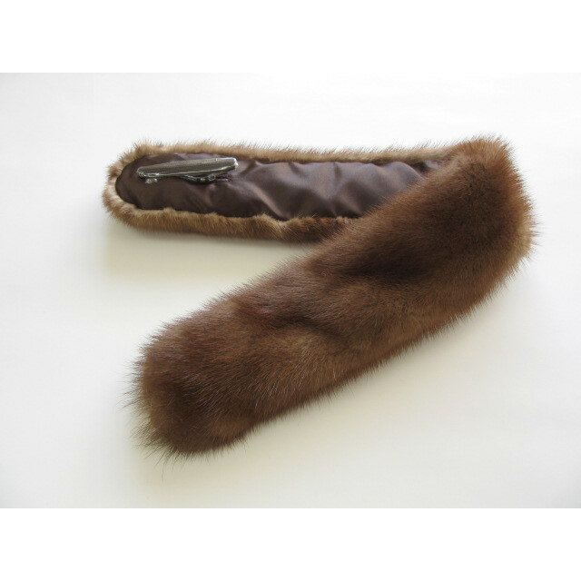 【ふるさと納税】デンマーク産SAGAミンクチョーカー ブラウン サムネイル2