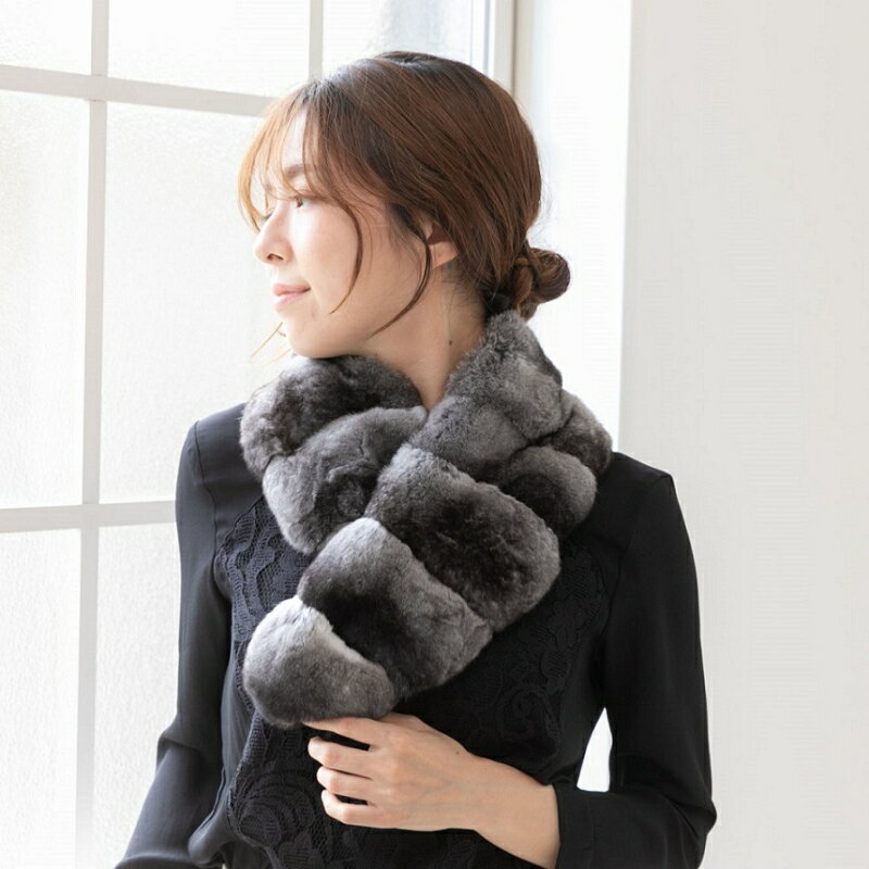 ミクロの感触 高級チンチラ ヘチマカラー ナチュラル