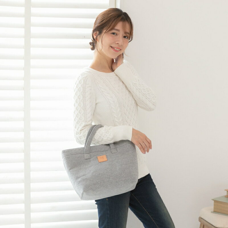 【ふるさと納税】感動を生む吊り編みの技！天竺ニットトートバッグ サムネイル3