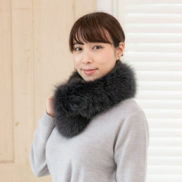 フィンランド産SAGAフォックスチョーカー ダークグレー