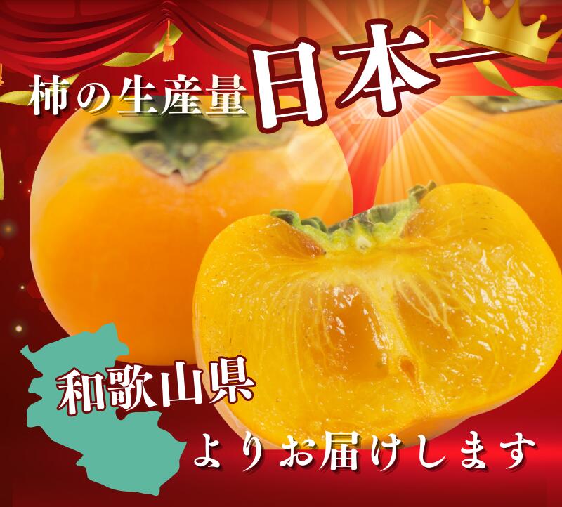 【ふるさと納税】 《受付は1月15日まで！》冷蔵 富有柿 約 3kg (8個～10個入り) 秀品〈プレミア和歌山認定品〉《 レビューキャンペーン 実施中 ! 》【2025年12月上旬～2026年2月上旬に順次発送致します。】/ 富有柿 和歌山 和歌山県 柿 カキ 3kg サムネイル3