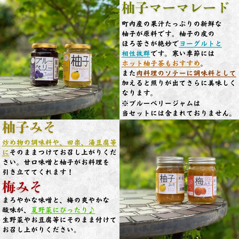 【ふるさと納税】 【手作り・無添加】ふるさとの愛情詰め合わせ 食卓セット2～ みそ ・ ポン酢・ マーマレード ・ 焼肉のタレ ～/ 調味料 味噌汁 パン BBQ スイーツ 料理 柚子 ゆず味噌 梅味噌 和歌山 サムネイル3