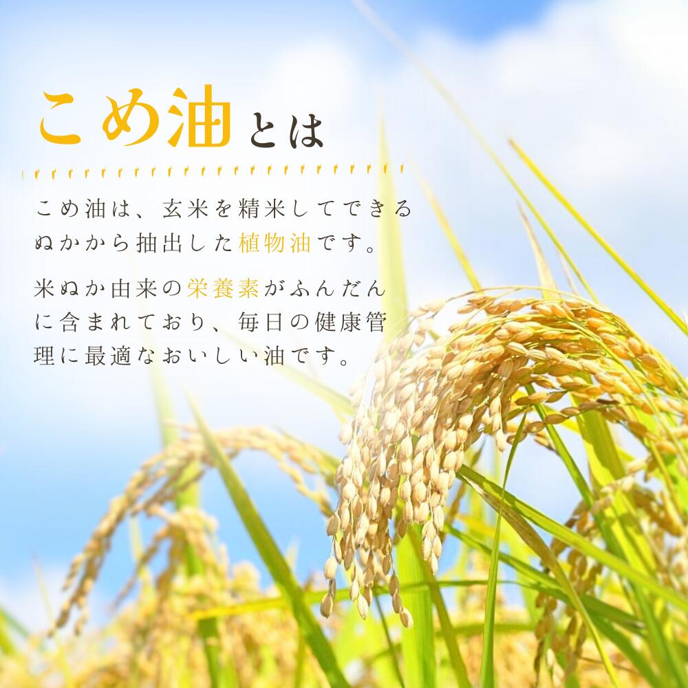【ふるさと納税】 こめ油 国産 500g×6本入り【 大人気 】《 レビューキャンペーン 実施中 ! 》 / 米油 コメ油 こめあぶら 食用油 植物油 オイル 保存 和歌山県 人気 料理 揚げ物 つの食品 築野食品 30000円 ふるさと納税 油 サムネイル3