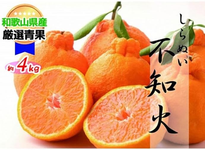 【甘さ絶品】しらぬい(約4kg) 【2026年2月中旬〜2026年3月下旬発送】