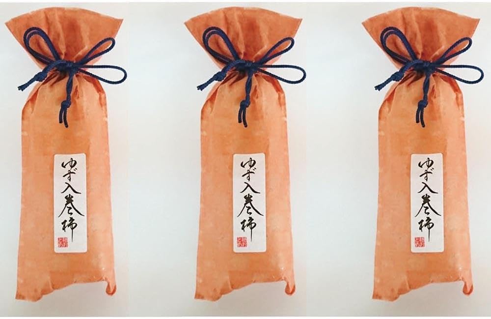 【ふるさと納税】 ☆自然果和菓子☆柚子皮を巻き入れた【巻き柿】3本【注文確定後、5日〜10日程度で発送予定】 | 干し柿 フルーツ 果物 くだもの 食品 人気 おすすめ 送料無料 サムネイル2