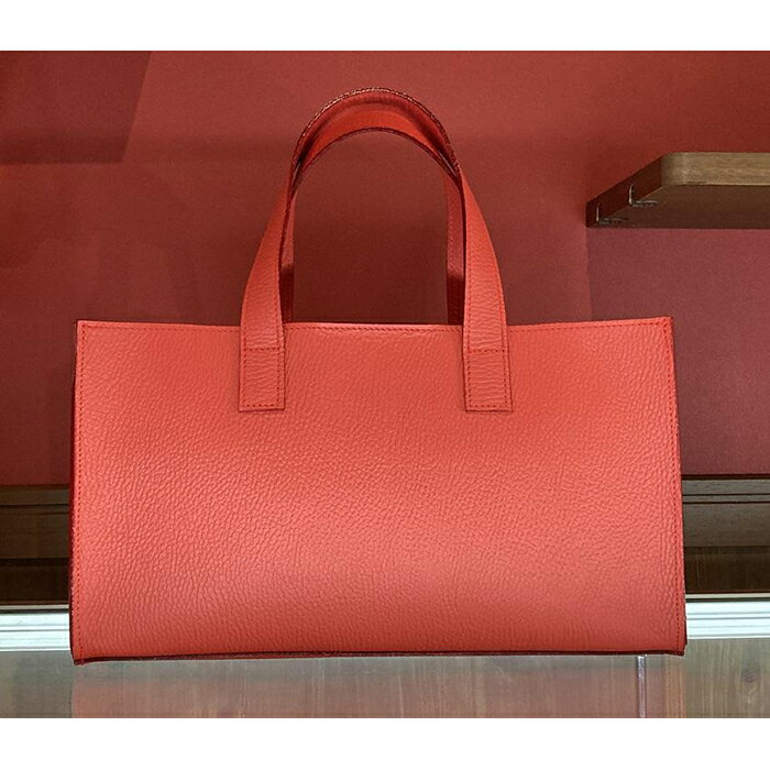 【ふるさと納税】本革六文銭バッグ／横型【真田赤備】 | 和歌山県 九度山町 和歌山 楽天ふるさと 納税 支援品 返礼品 トートバッグ バッグ バック レザーバッグ レディース レザーバック トート トートバック レディースバッグ 本革 レディースバック かばん カバン 鞄 サムネイル2