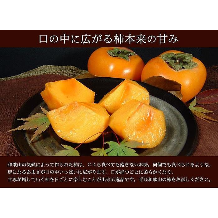 和歌山の種なし柿　約7.5kg（秀品：サイズ・品種おまかせ）／紀伊国屋文左衛門本舗［TC4］