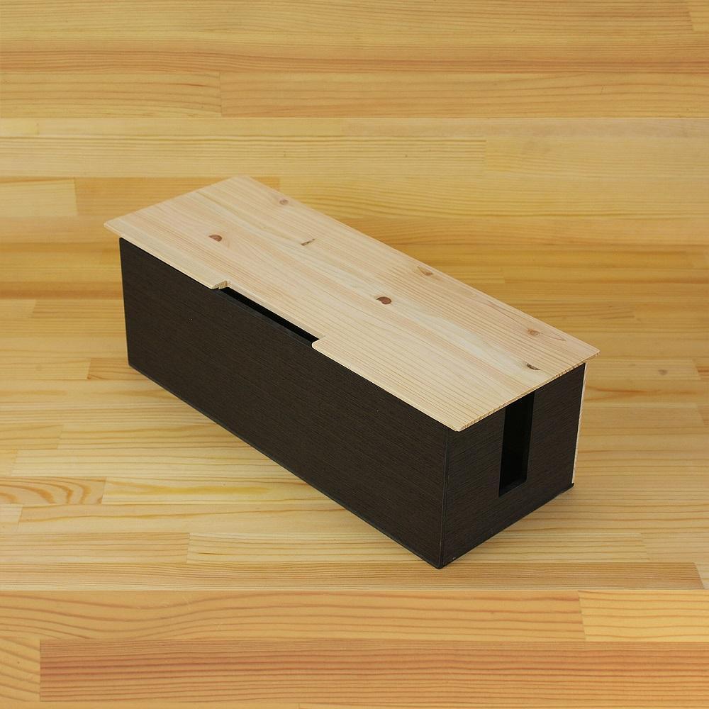 【ふるさと納税】タツクラフト ひのき張り ケーブルBOX L 【Tk278】 | 橋本達之助工芸 TATSU-CRAFT おしゃれ 送料無料 日用品 サムネイル3