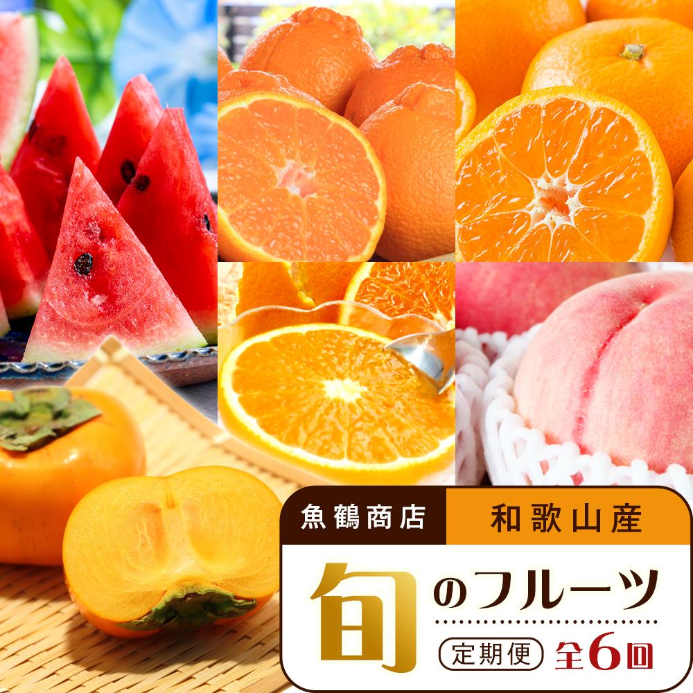 【2・4・6・8・10・12月 偶数月発送 全6回】和歌山産 旬のフルーツ お楽しみ 定期便 【魚鶴商店】【UT113】 | フルーツ 果物 くだもの 食品 人気 おすすめ 送料無料