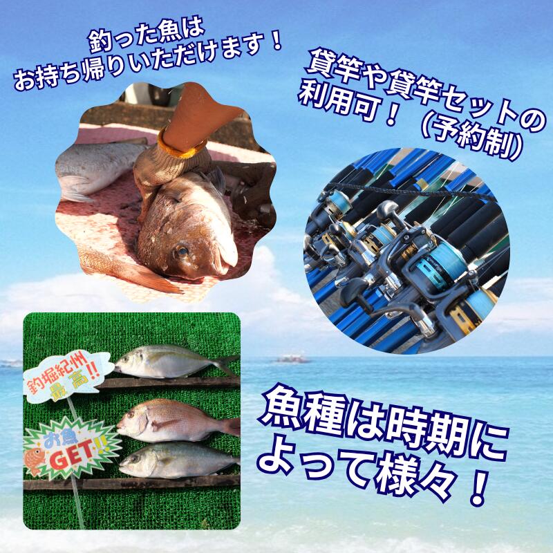 【ふるさと納税】 釣り堀 紀州 5000円 利用券 / 体験チケット 釣堀り いかだ釣り 筏釣り 海釣り 和歌山 関西 近畿 //ticket サムネイル3