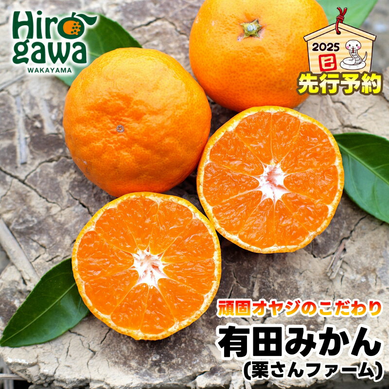 頑固オヤジの 有田 みかん / 温州みかん 有田みかん 甘い 訳あり 家庭用 贈答 和歌山 柑橘 3kg 5kg 10kg 8000円 ※11月中旬～1月上旬に順次発送 //mandarin