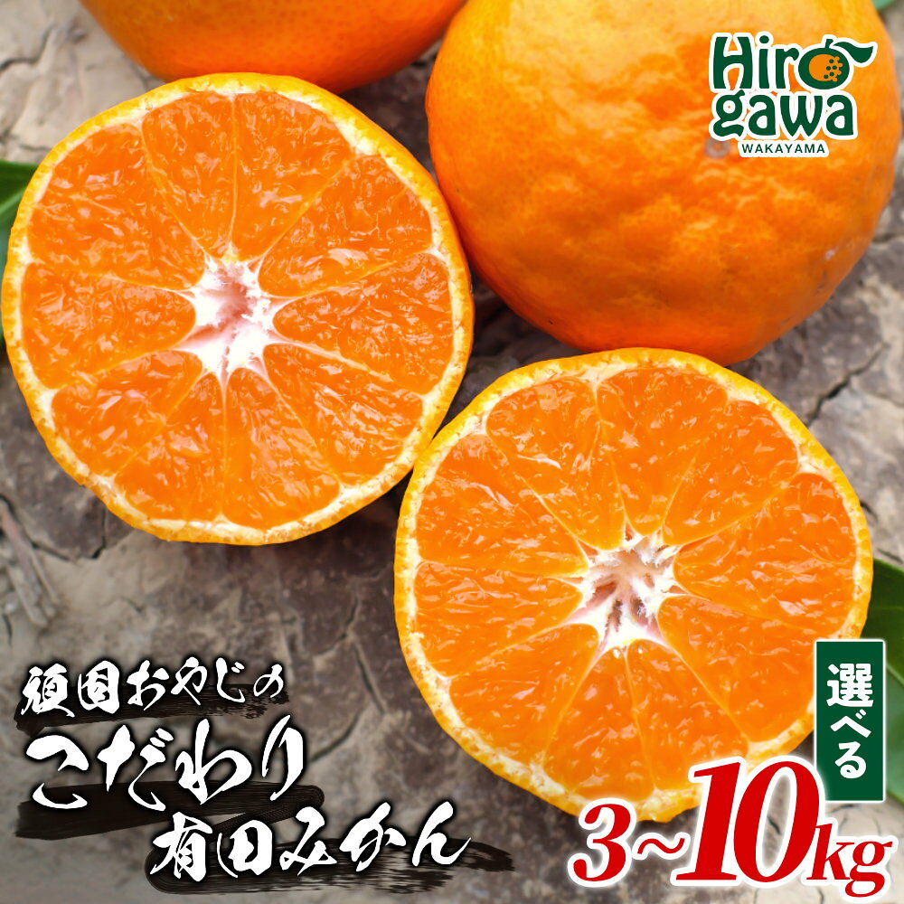 頑固オヤジの 有田 みかん サイズ混合 / 温州みかん 有田みかん 甘い 訳あり 家庭用 贈答 和歌山 柑橘 3kg 5kg 10kg 8000円 ※2026年11月中旬～2027年1月下旬に順次発送 //mandarin