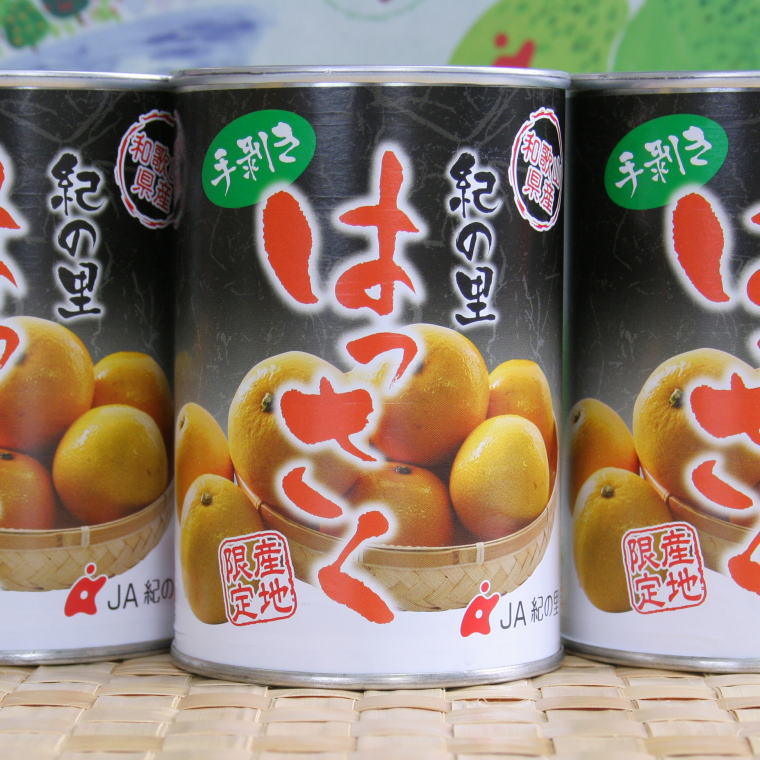 手剥き 八朔 缶詰 450g×8缶入 和歌山産 ※5月～順次発送予定 / 缶詰 八朔 はっさく 柑橘 フルーツ くだもの 果物 果実 晩柑 みかん //drink