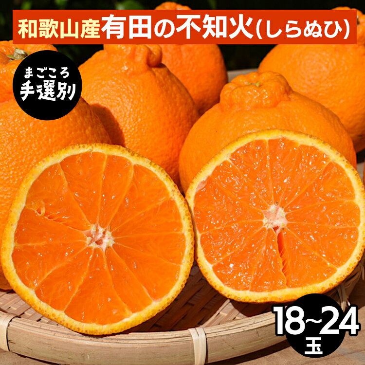 【まごころ手選別】和歌山産　有田の不知火(しらぬひ)18玉～24玉 ※2026年2月上旬～4月下旬頃に順次発送予定
