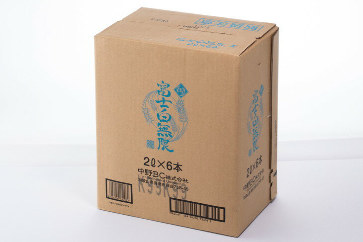 【ふるさと納税】紀州の地酒　富士白無限　ふじしろむげん 《麦》 25度 2L×6パック◇ サムネイル3