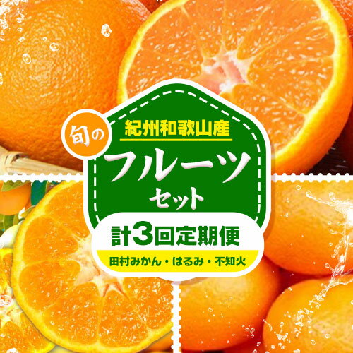 【定期】紀州和歌山産 旬のフルーツセット(田村みかん はるみ 不知火) 約15kg 株式会社魚鶴商店《12月上旬-4月上旬頃出荷》和歌山県 日高町 不知火 はるみ みかん フルーツ
