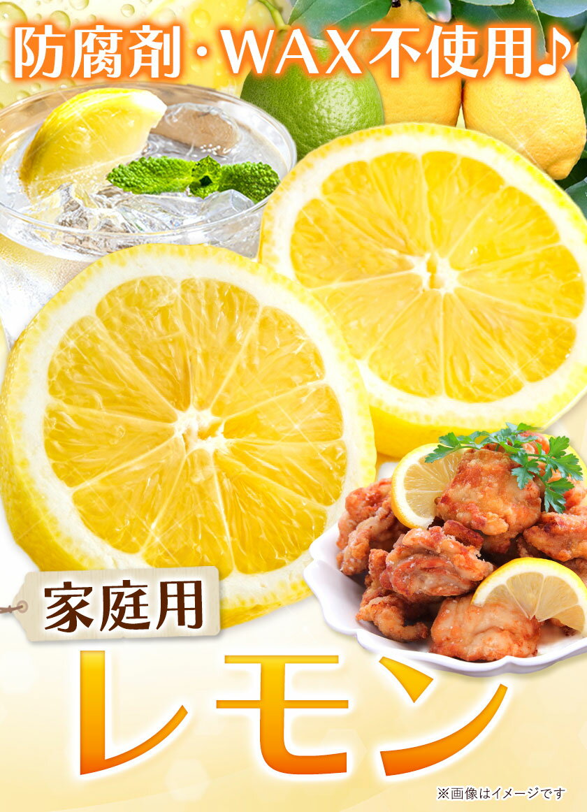 【ふるさと納税】家庭用 レモン 選べる 約 1kg 2.5kg 5kg 各＋250g (傷み補償分) 和歌山 有田産 防腐剤・WAX不使用 安心 国産 レモン 池田鹿蔵農園@日高町（池田農園株式会社）《9月上旬-4月下旬頃より発送予定》和歌山県 日高町【配送不可地域あり】 サムネイル2