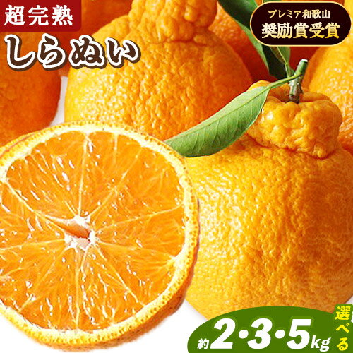 採れたて新鮮 濃厚な甘さ 超完熟しらぬい 選べる 2kg 3kg 5kgまるまつ農園《3月中旬-4月末頃出荷》 和歌山県 日高町 不知火 しらぬい デコポン と同品種 でこぽん 柑橘
