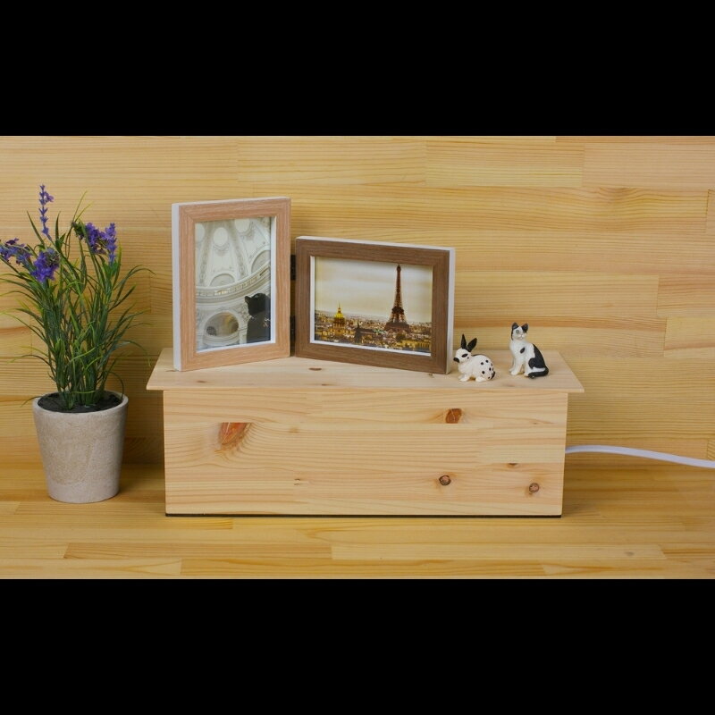 【ふるさと納税】タツクラフト ひのき張り ケーブルBOX L 【Tk278】 | パソコン 周辺機器 PCアクセサリー ケーブル 整理用品 送料無料 サムネイル3