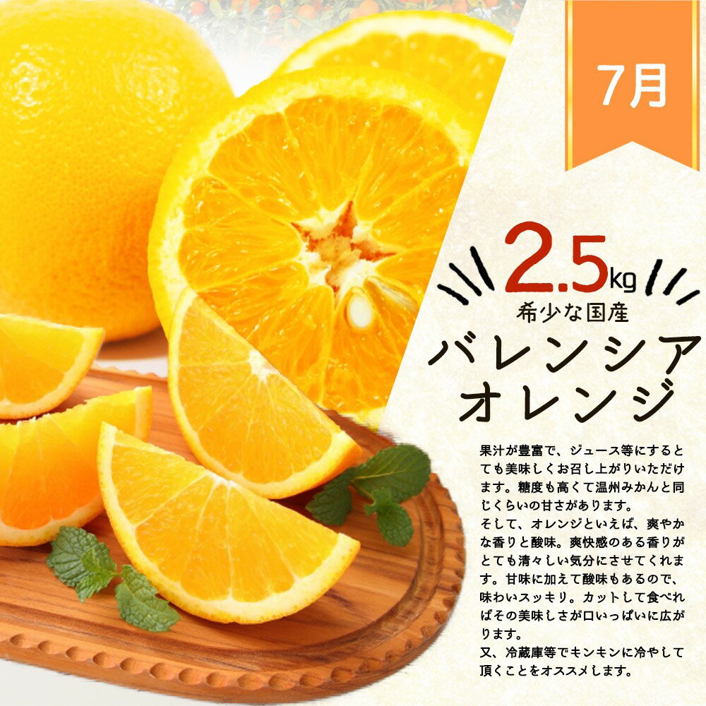 【ふるさと納税】 【全4回】紀州和歌山産旬のフルーツ定期便 (バレンシア・桃・ひらたねなし柿・富有柿) / フルーツ 果物 バレンシアオレンジ 桃 もも 柿 旬 定期便 サムネイル2