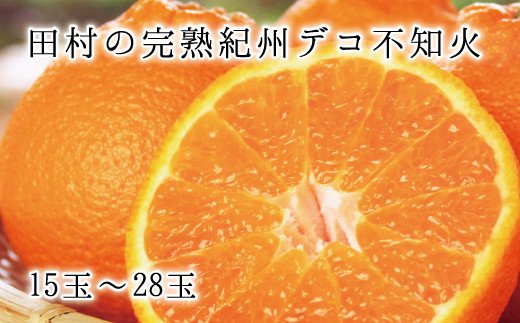 高級ブランド田村の完熟紀州デコ(不知火)【先行予約】※2026年2月下旬頃～3月中旬頃に順次発送予定(お届け日指定不可) 【UT44】 | 由良町 和歌山 由良 ふるさと 納税 取り寄せ お取り寄せ フルーツ お取り寄せフルーツ ご当地 果物 柑橘 柑橘類 かんきつ類