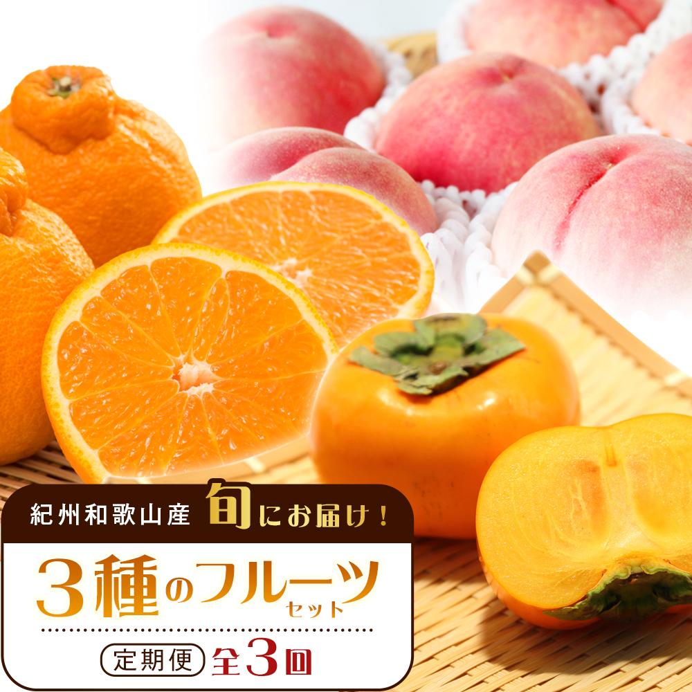 紀州和歌山産 旬にお届け！3種のフルーツセット（不知火・桃・ひらたね）【UT58】 | フルーツ 果物 くだもの 食品 人気 おすすめ 送料無料 定期便