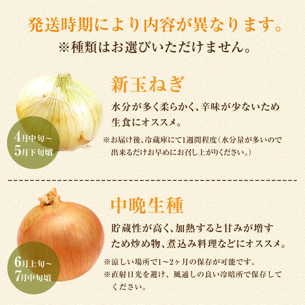 【ふるさと納税】［選べる容量］［2026年発送分・先行予約］訳あり 農家さん直送 低農薬玉ねぎ 4kg～10kg程度 S～2L混合［4月中旬～7月中旬頃発送予定］ご家庭用 ※傷有り | たまねぎ 低農薬 玉ねぎ 野菜 やさい 食品 人気 おすすめ 送料無料 - 画像3