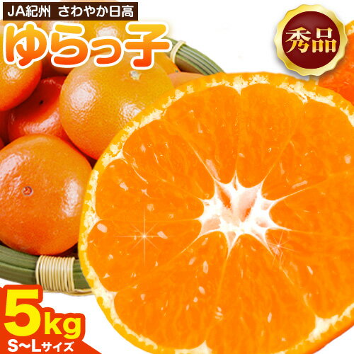 秀品 温州みかん ゆらっ子 約5kg JA紀州 さわやか日高 《2025年12月上旬-2026年1月上旬頃出荷》和歌山県 日高川町 温州みかん みかん 柑橘 蜜柑 フルーツ ギフト
